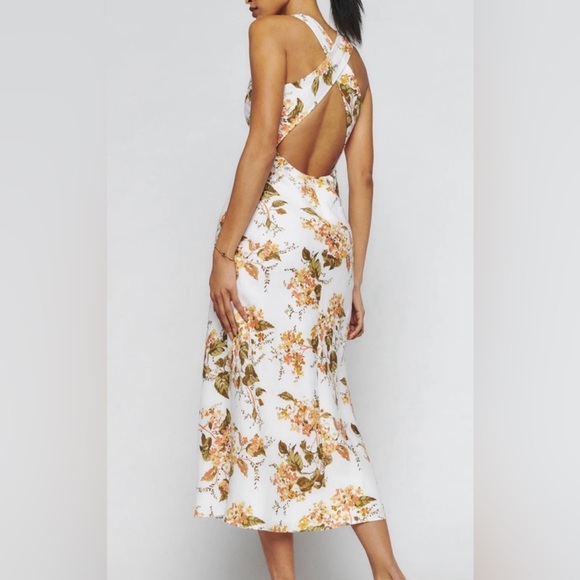 NWT Reformation Casette Linen Dress - Picture 2 of 2